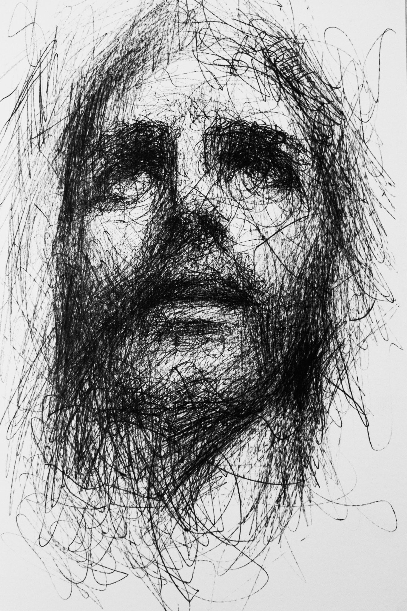 Persecution | Original Drawing - Mad Charcoal