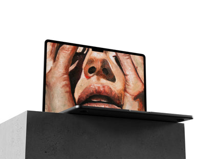 Portraits | Digital Wallpaper - Mad Charcoal