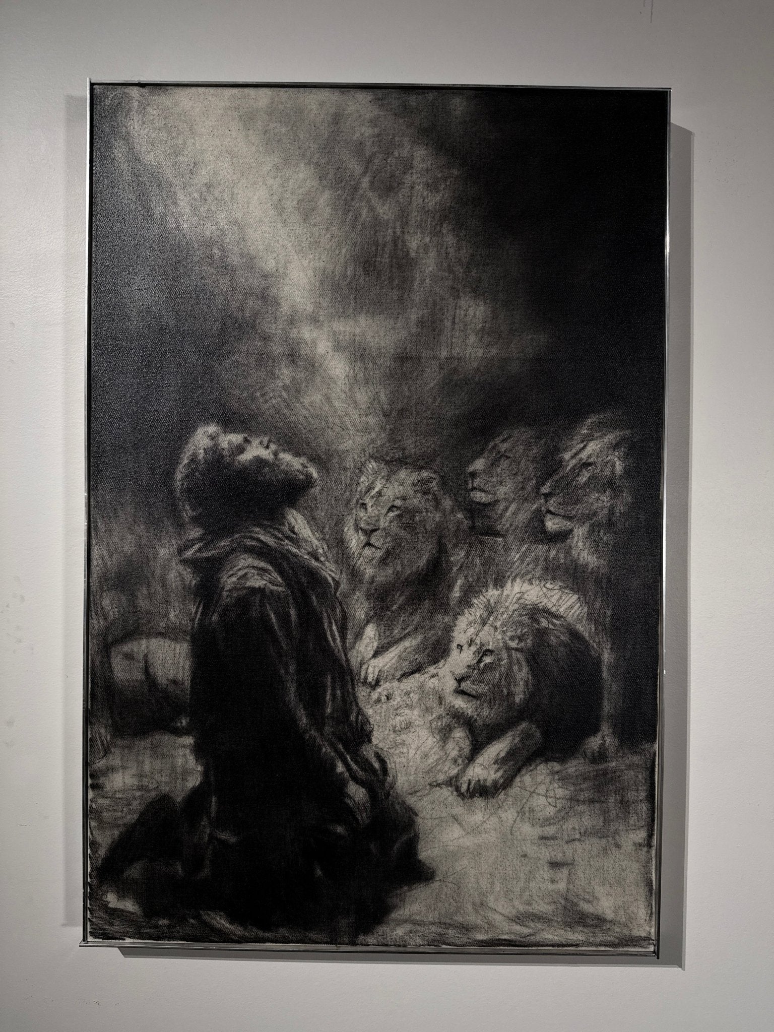 Reverence | Original Charcoal on Canvas - Mad Charcoal
