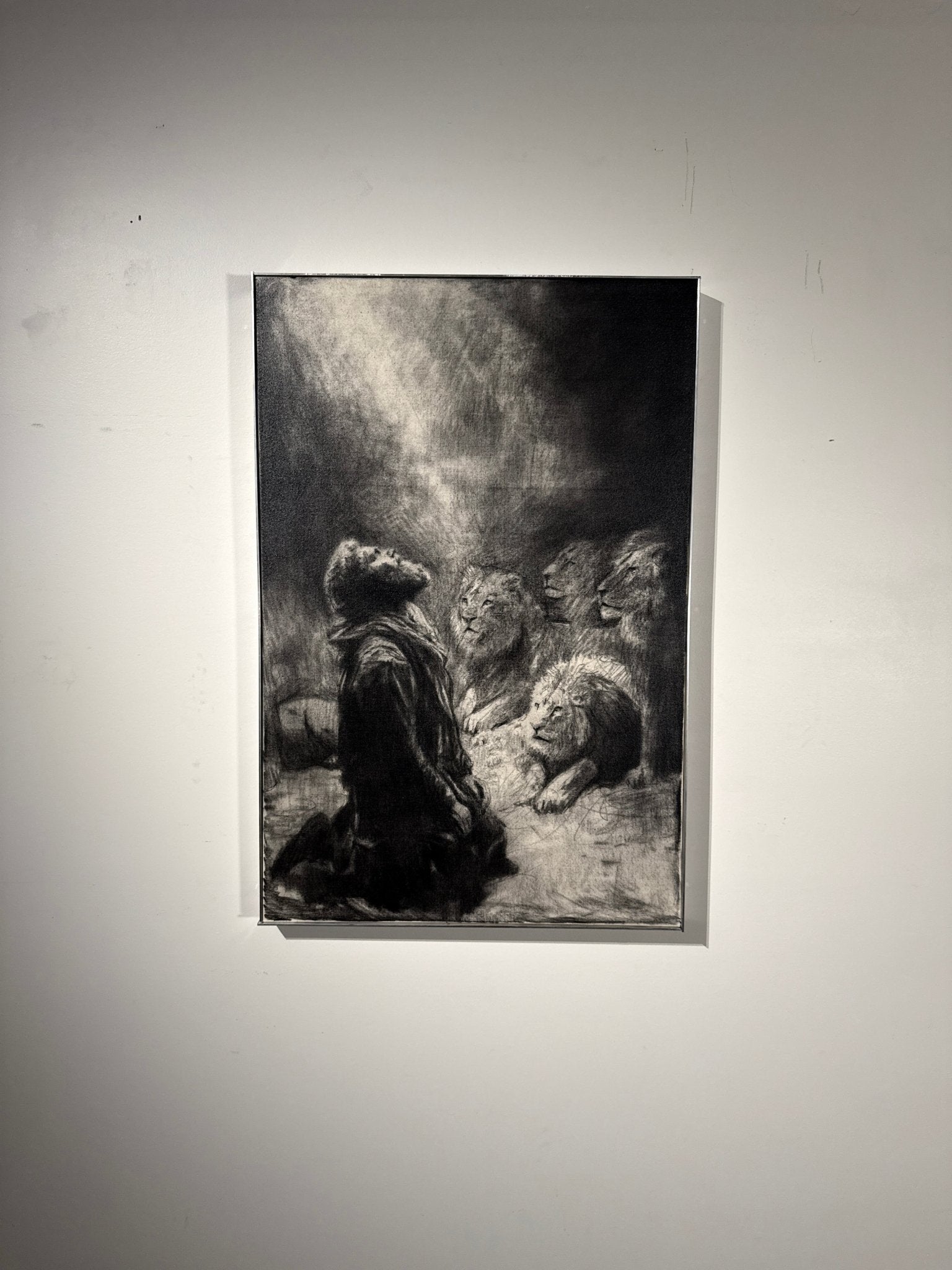 Reverence | Original Charcoal on Canvas - Mad Charcoal