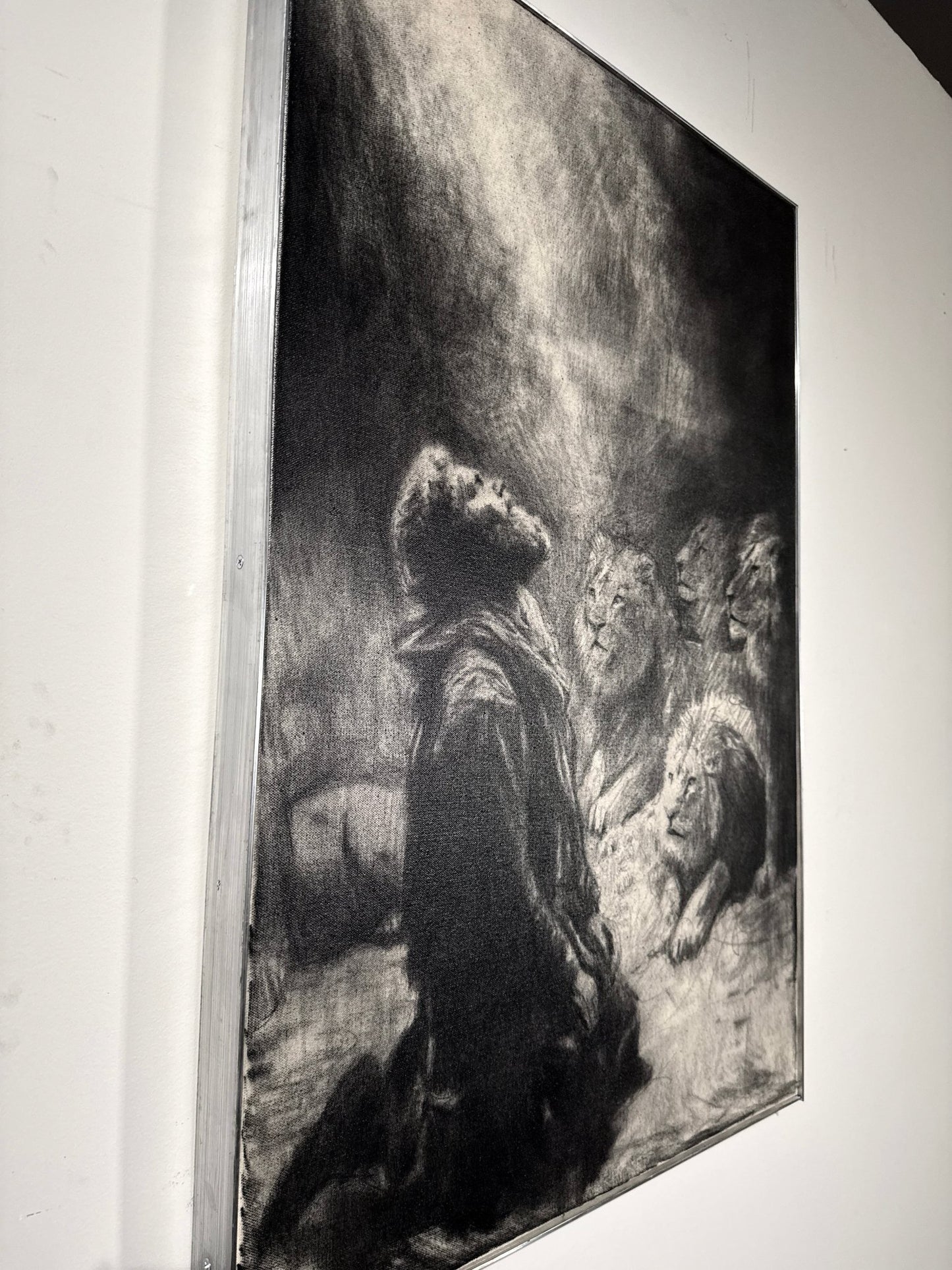 Reverence | Original Charcoal on Canvas - Mad Charcoal