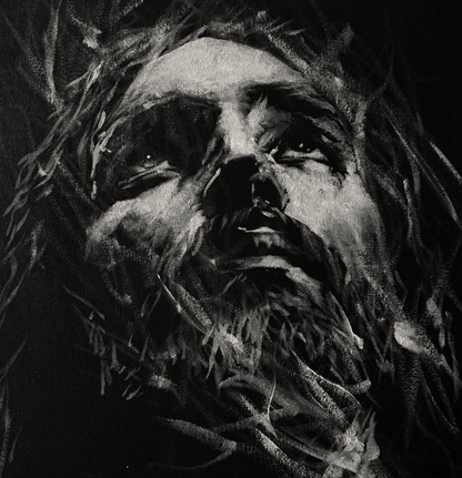 Reverence | Original Charcoal on Canvas - Mad Charcoal