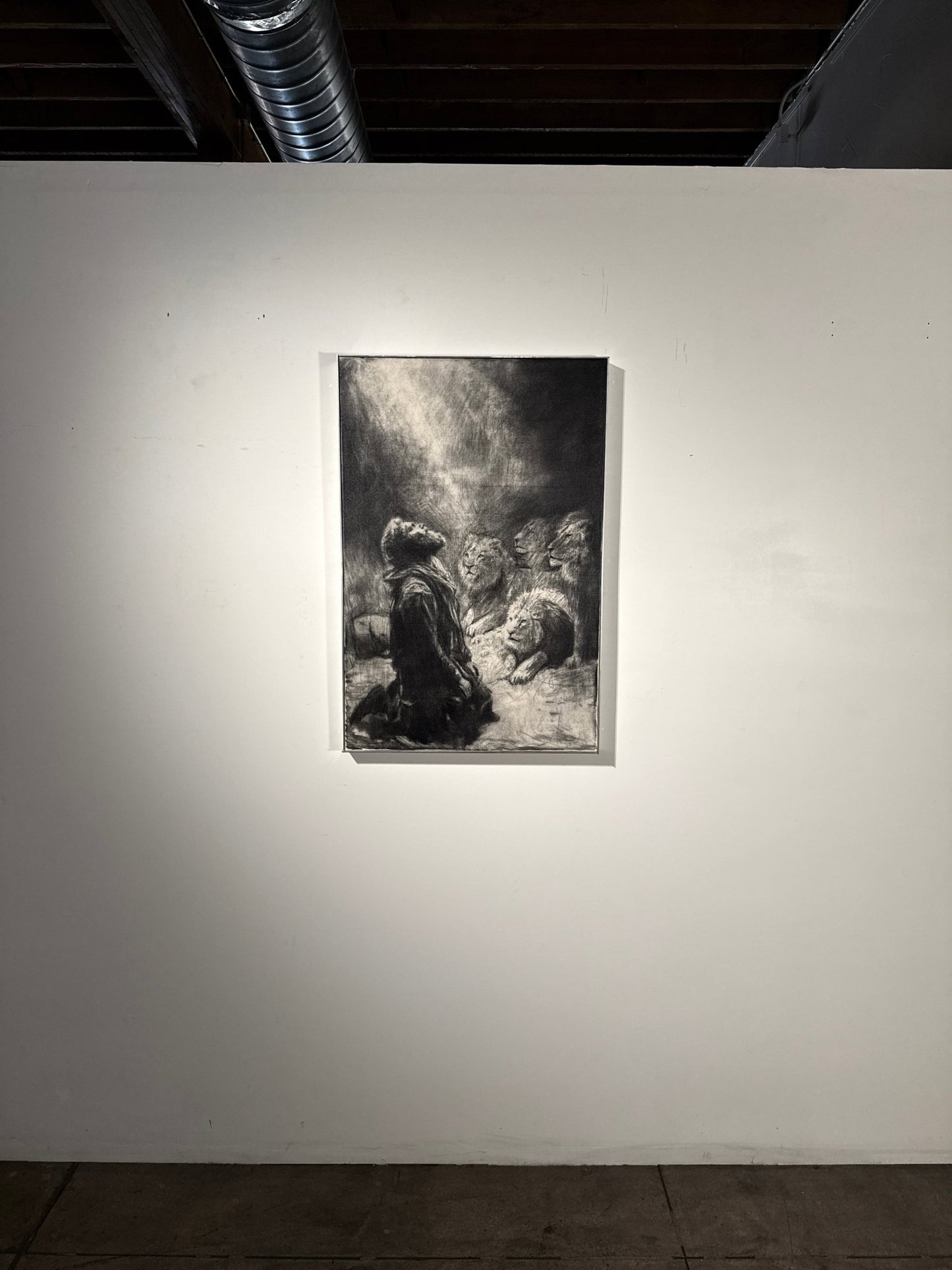 Reverence | Original Charcoal on Canvas - Mad Charcoal