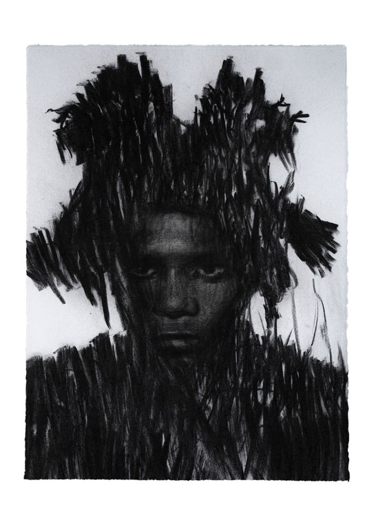 S A M Ø | Original Drawing - Mad Charcoal