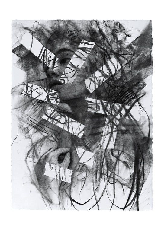 Shatter The Deepest Parts Of Me | Original Drawing - Mad Charcoal