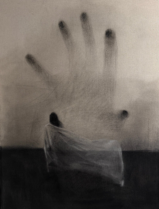 Slow Vanish | Original Drawing - Mad Charcoal