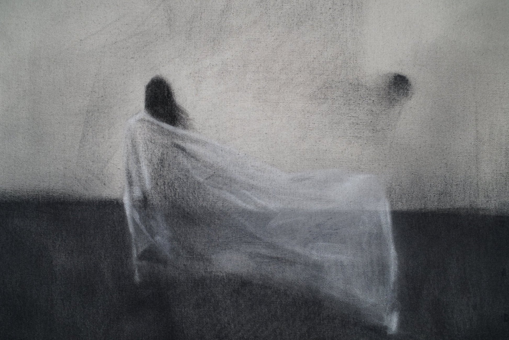 Slow Vanish | Original Drawing - Mad Charcoal