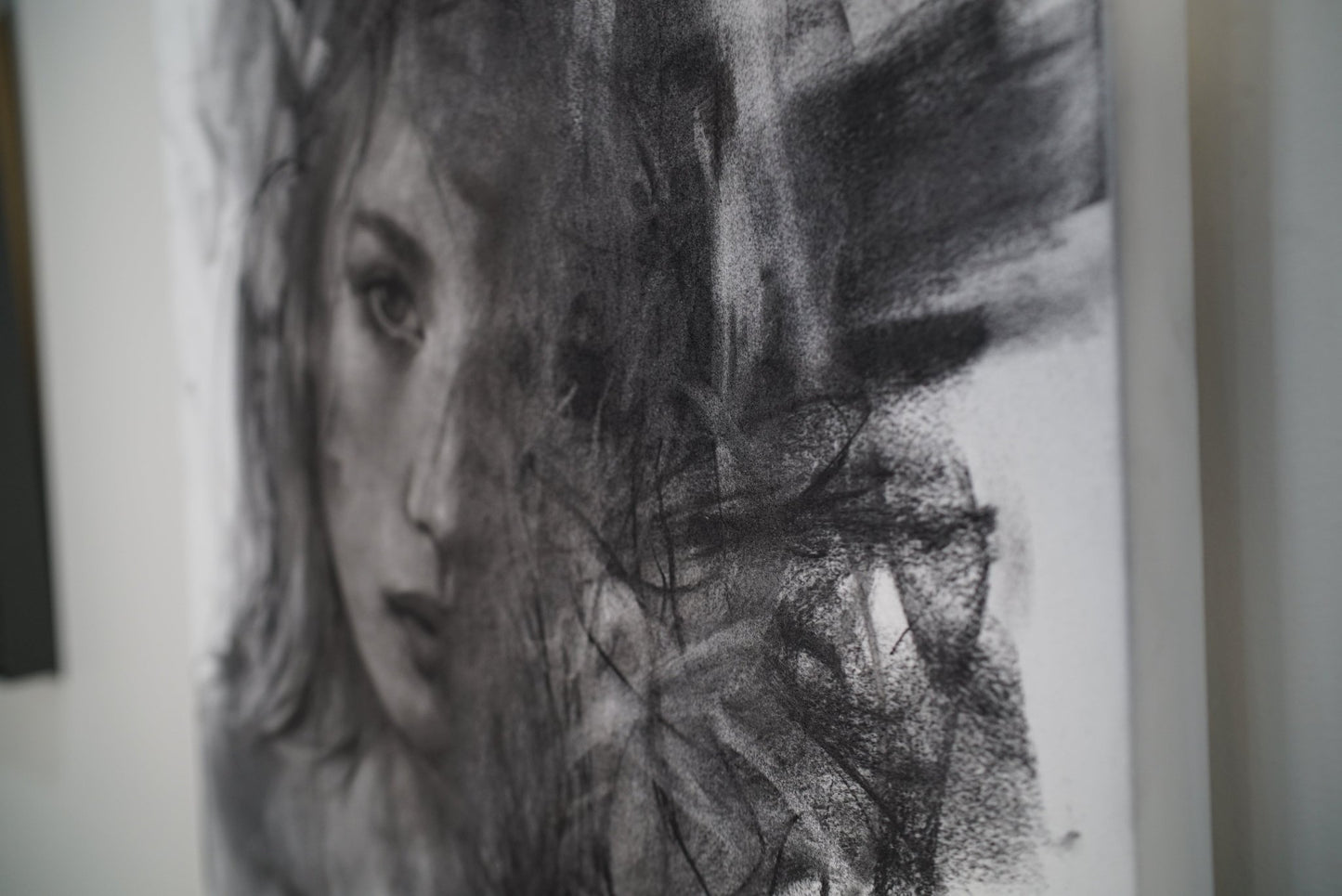 Soft Ruin | Original Drawing - Mad Charcoal
