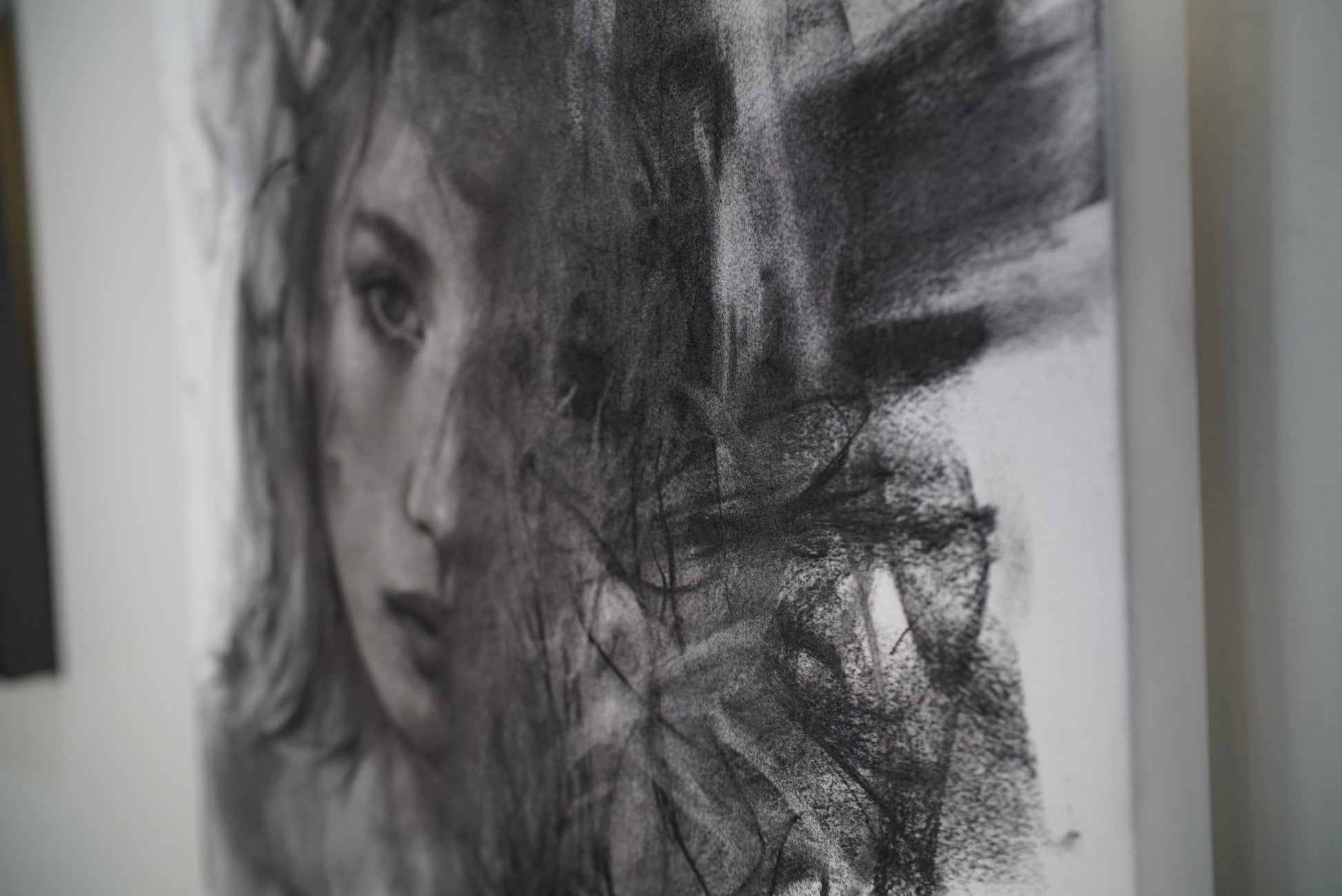 Soft Ruin | Original Drawing - Mad Charcoal