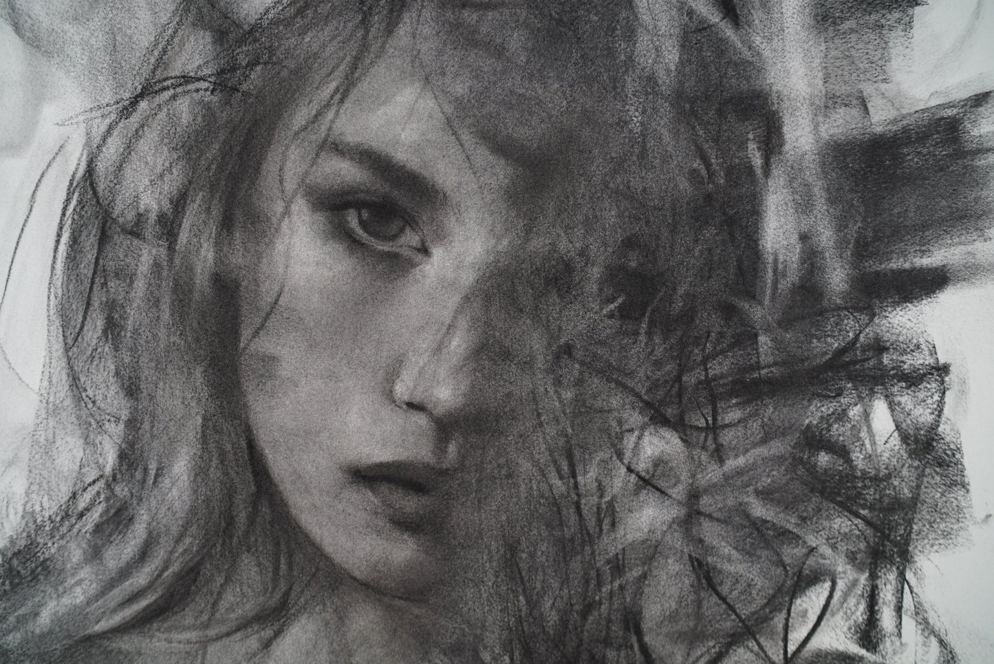 Soft Ruin | Original Drawing - Mad Charcoal