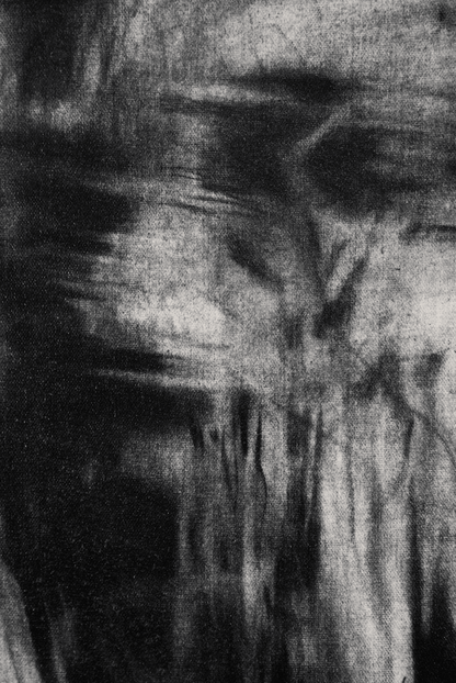 Somewhere Between Ruin and Reverence | Original Charcoal on Canvas - Mad Charcoal