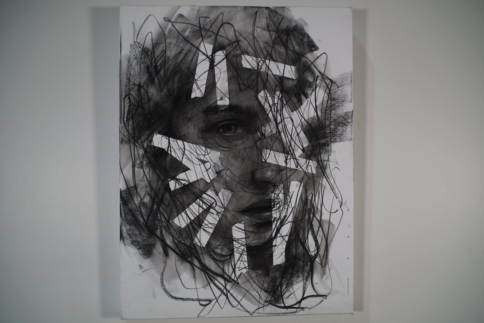 Somewhere I Couldn't Follow | Charcoal Original Drawing - Mad Charcoal