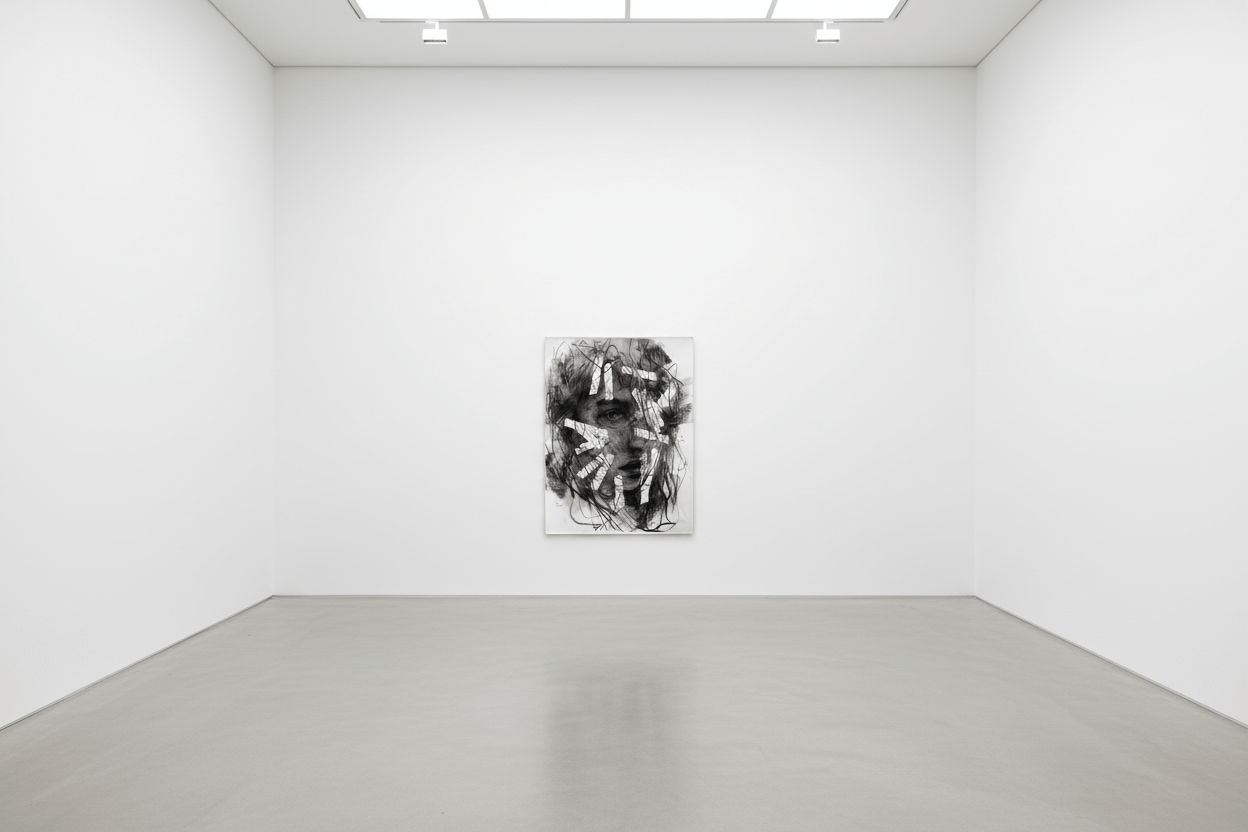 Somewhere I Couldn't Follow | Charcoal Original Drawing - Mad Charcoal