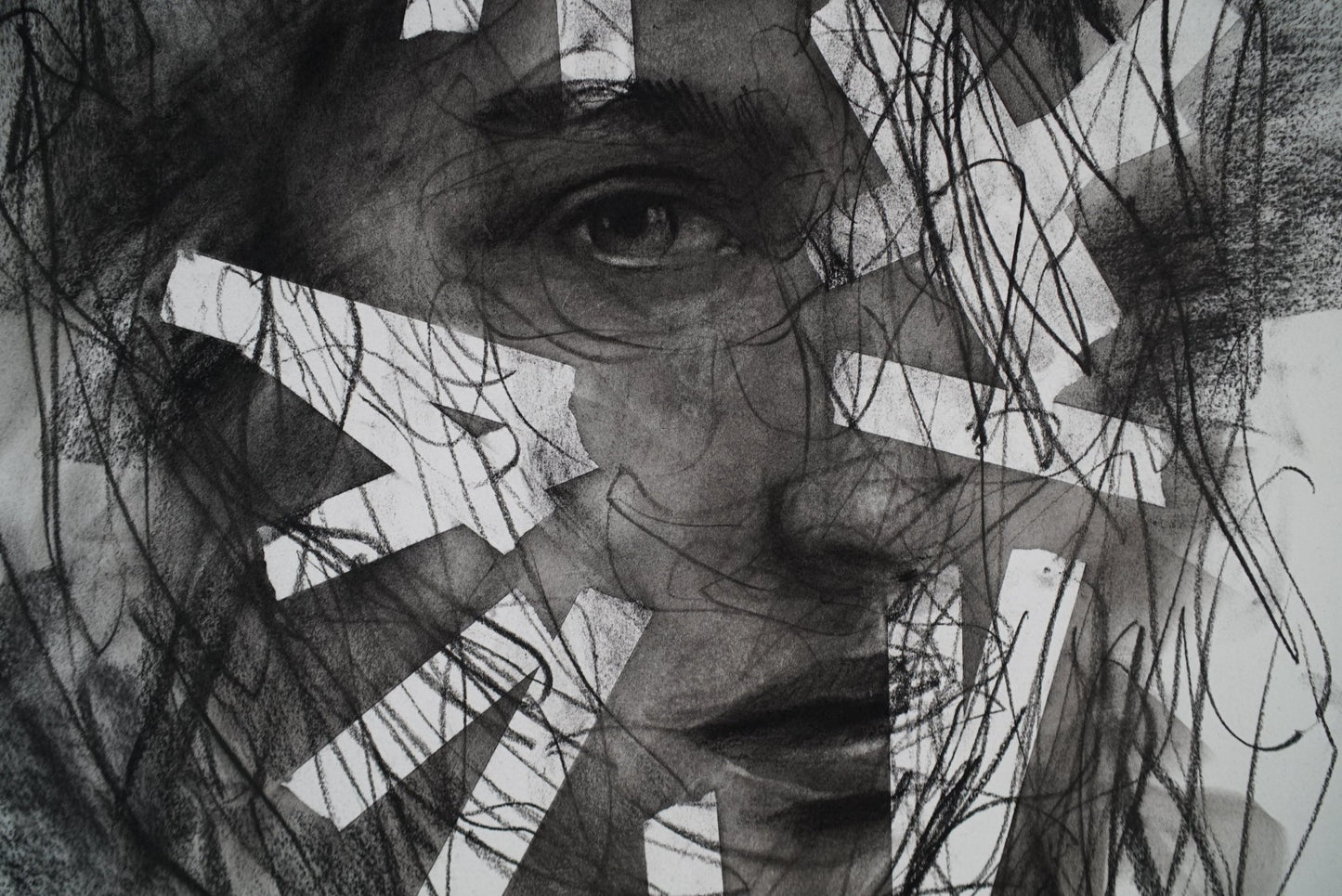 Somewhere I Couldn't Follow | Charcoal Original Drawing - Mad Charcoal