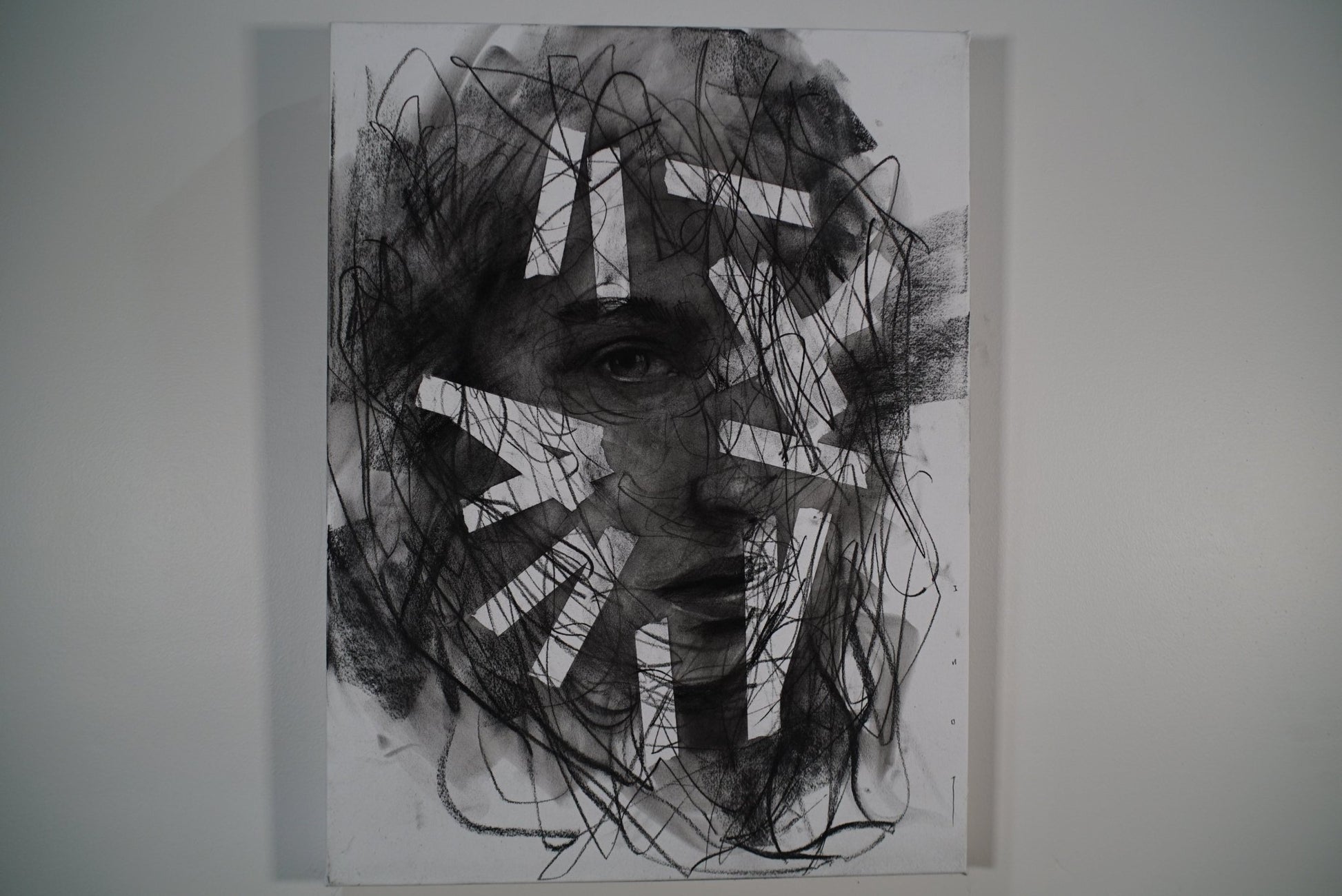 Somewhere I Couldn't Follow | Charcoal Original Drawing - Mad Charcoal