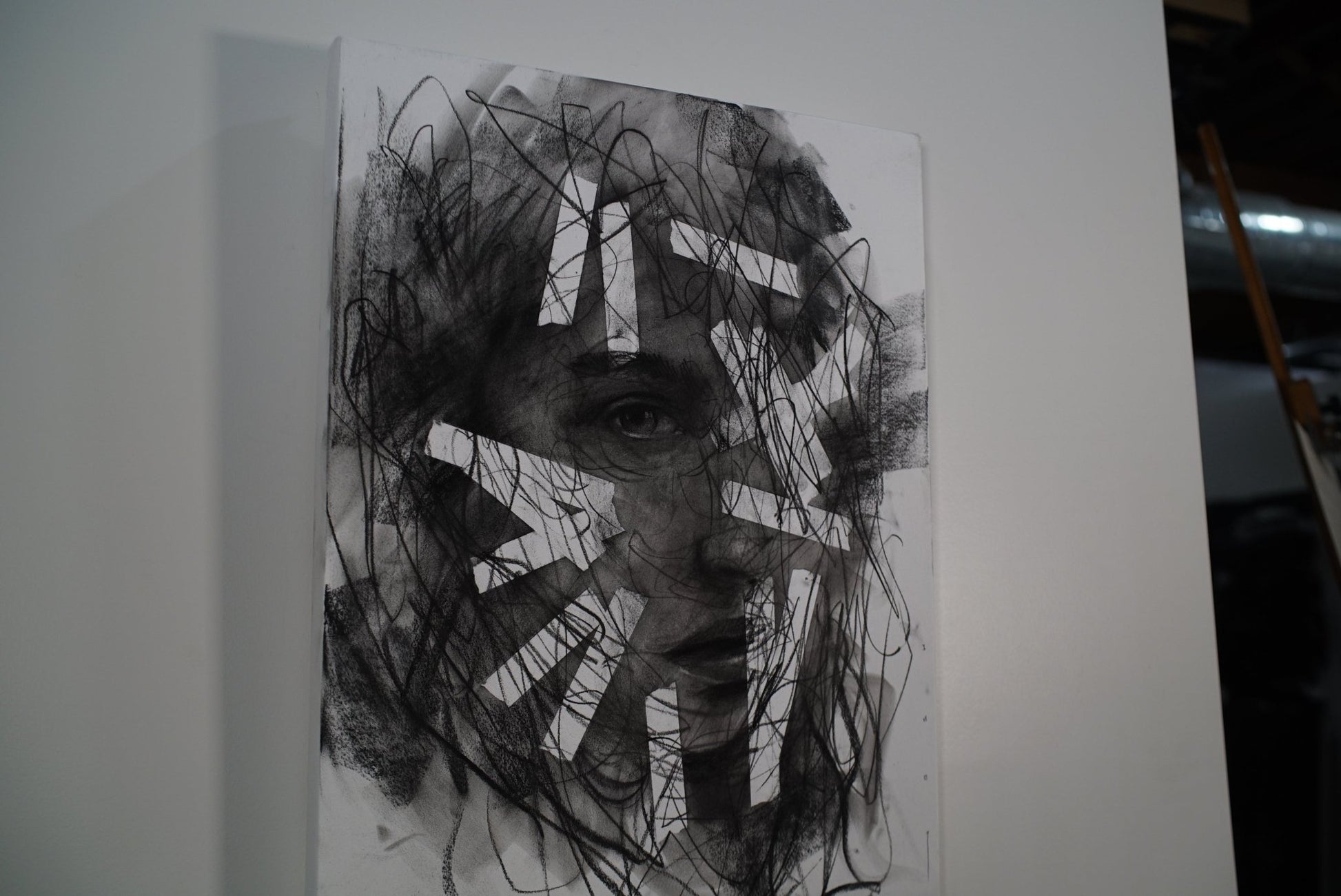 Somewhere I Couldn't Follow | Charcoal Original Drawing - Mad Charcoal