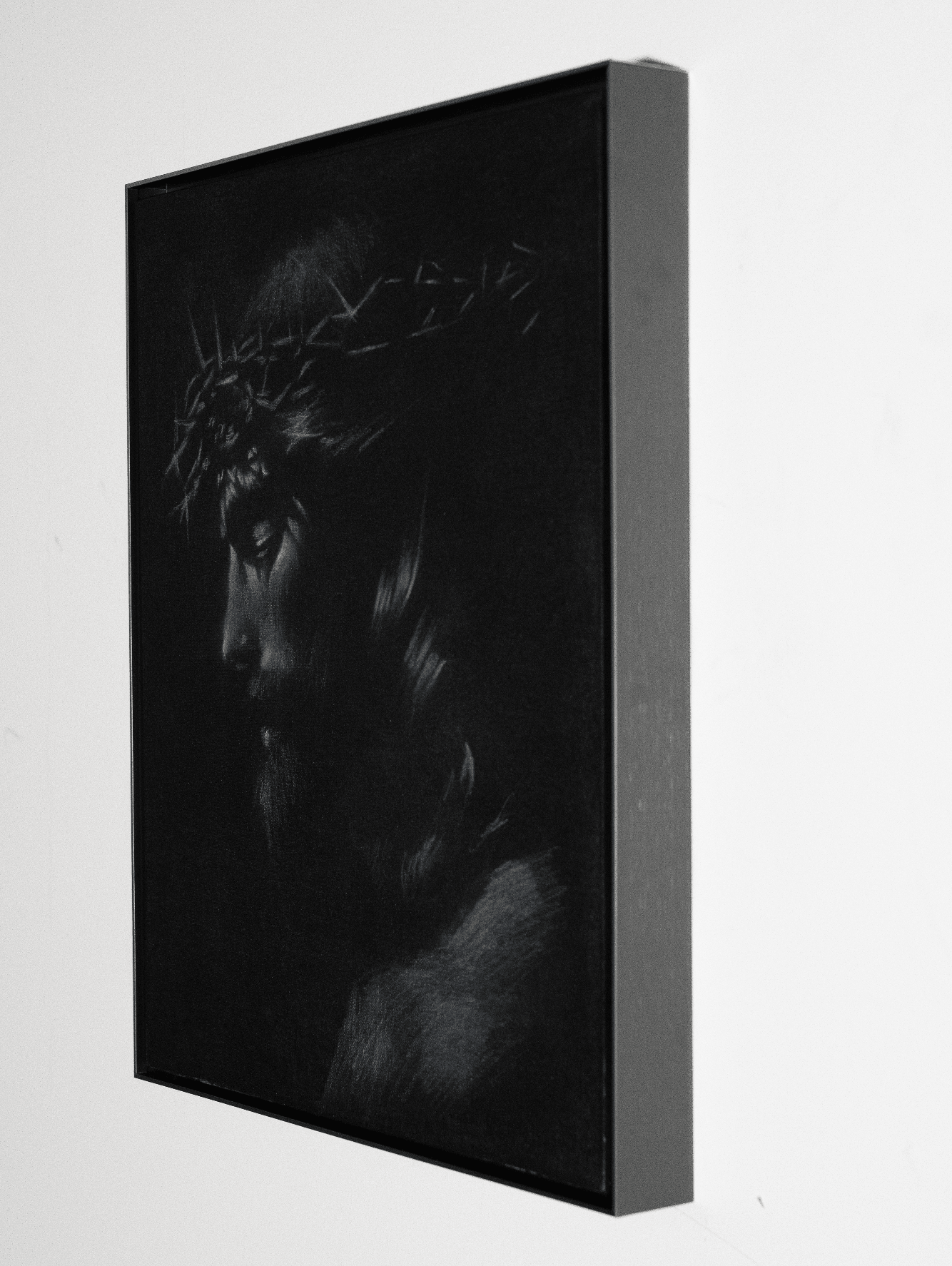 The Cost Of Forgiveness | Original Charcoal on Canvas - Mad Charcoal