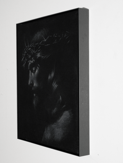 The Cost Of Forgiveness | Original Charcoal on Canvas - Mad Charcoal