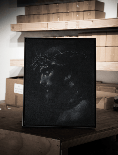 The Cost Of Forgiveness | Original Charcoal on Canvas - Mad Charcoal