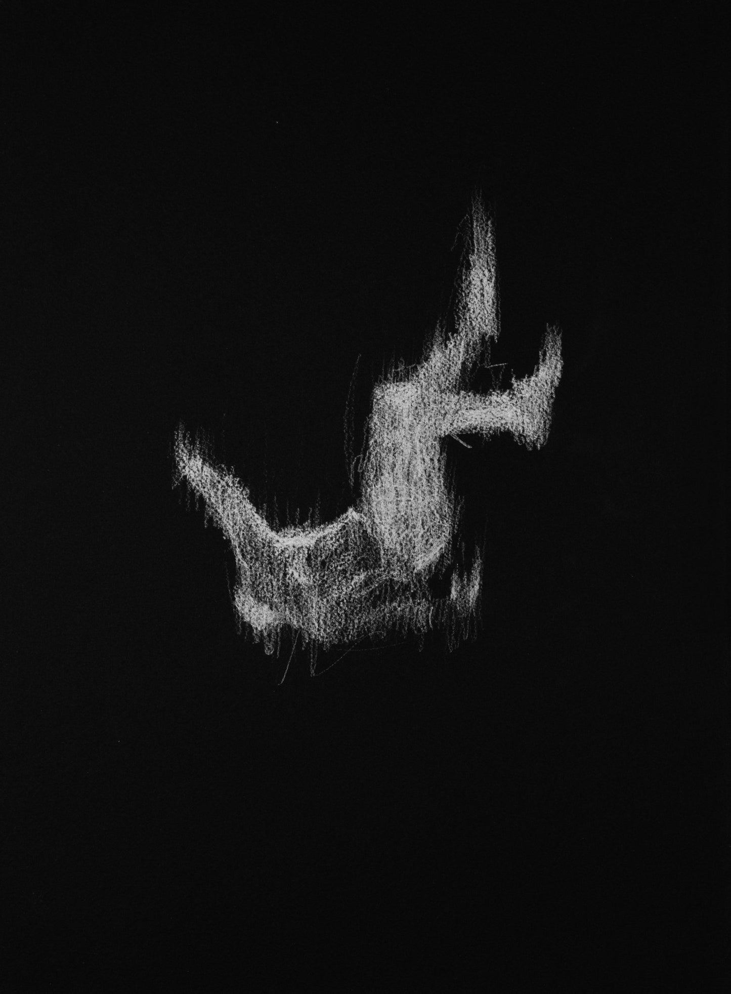 The Darkness That Reaches Me | Original Drawing - Mad Charcoal
