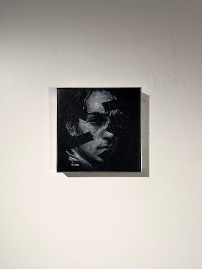 The Distance Within | Original Charcoal on Canvas - Mad Charcoal