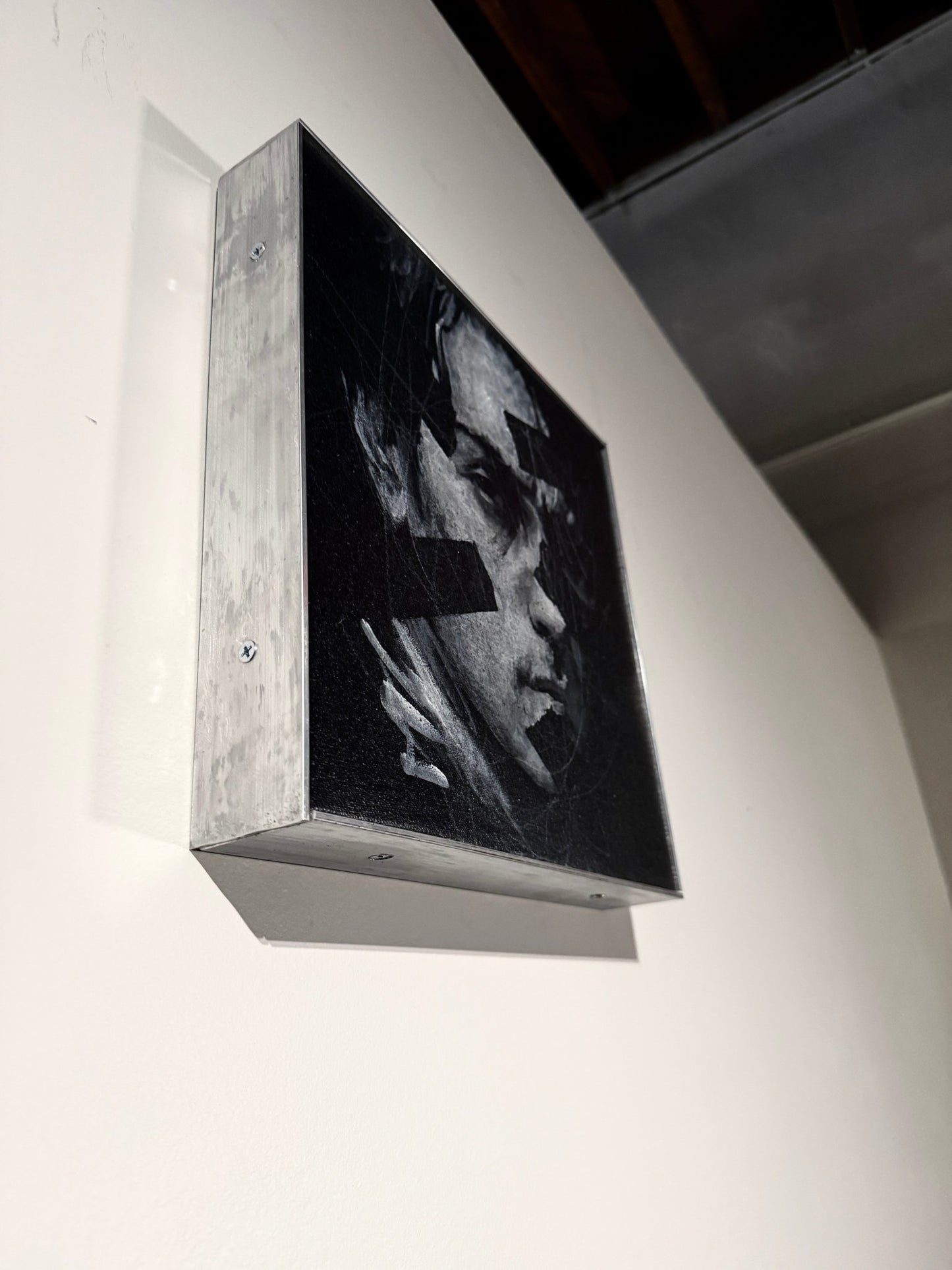 The Distance Within | Original Charcoal on Canvas - Mad Charcoal