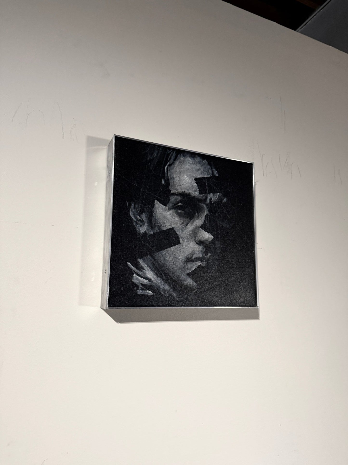 The Distance Within | Original Charcoal on Canvas - Mad Charcoal