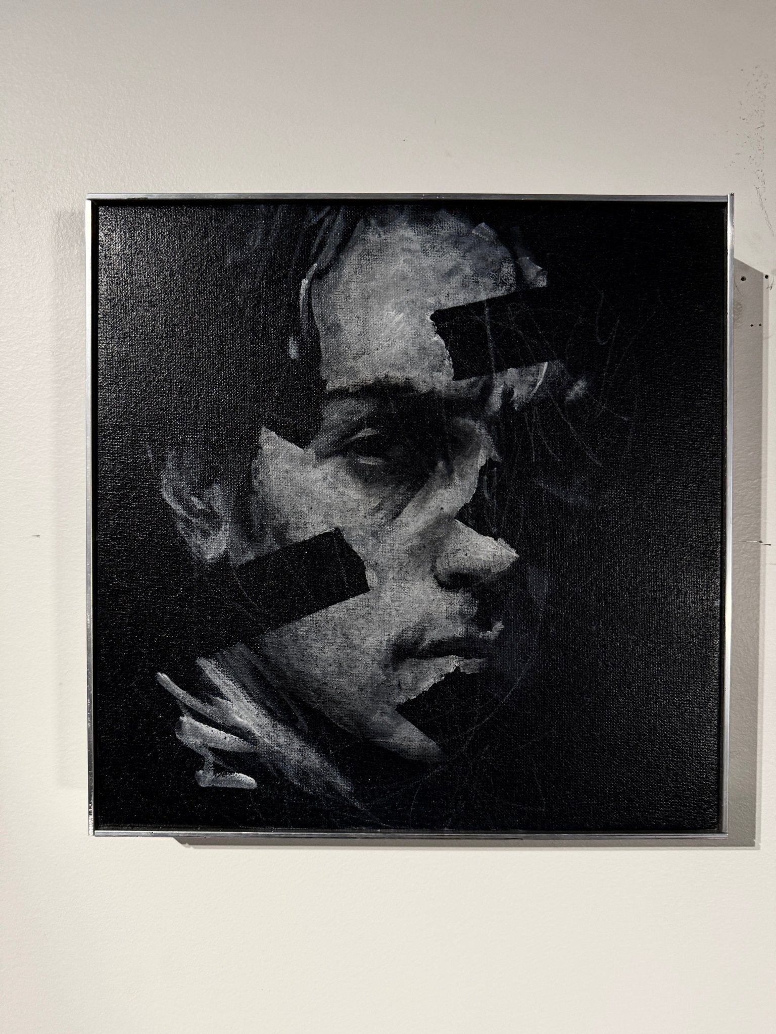 The Distance Within | Original Charcoal on Canvas - Mad Charcoal