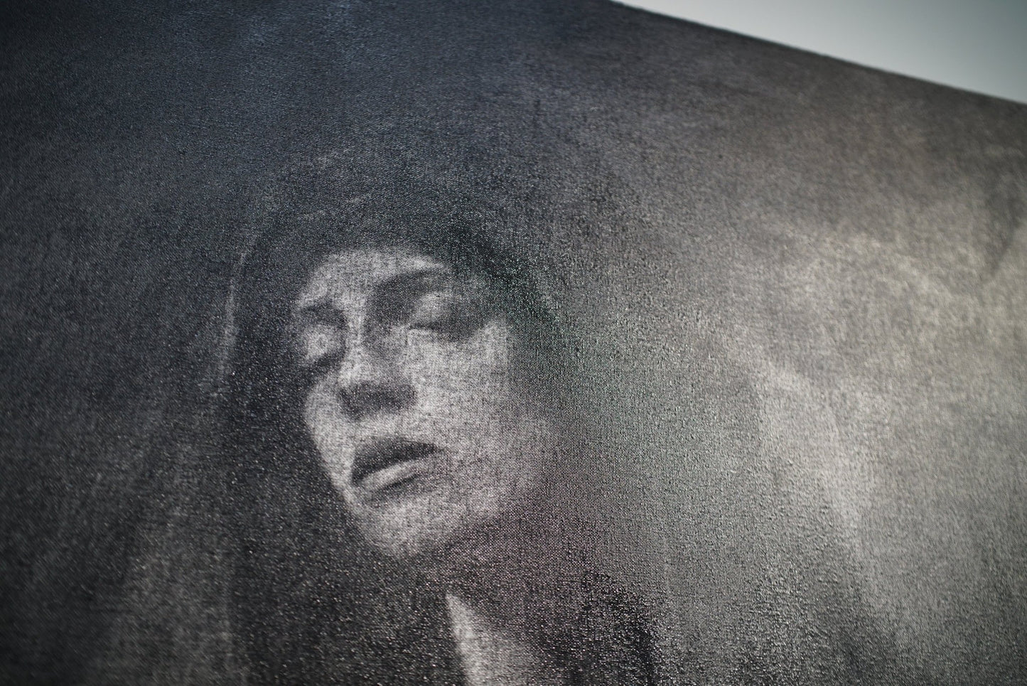 The Divine Descent | Charcoal on Canvas - Mad Charcoal