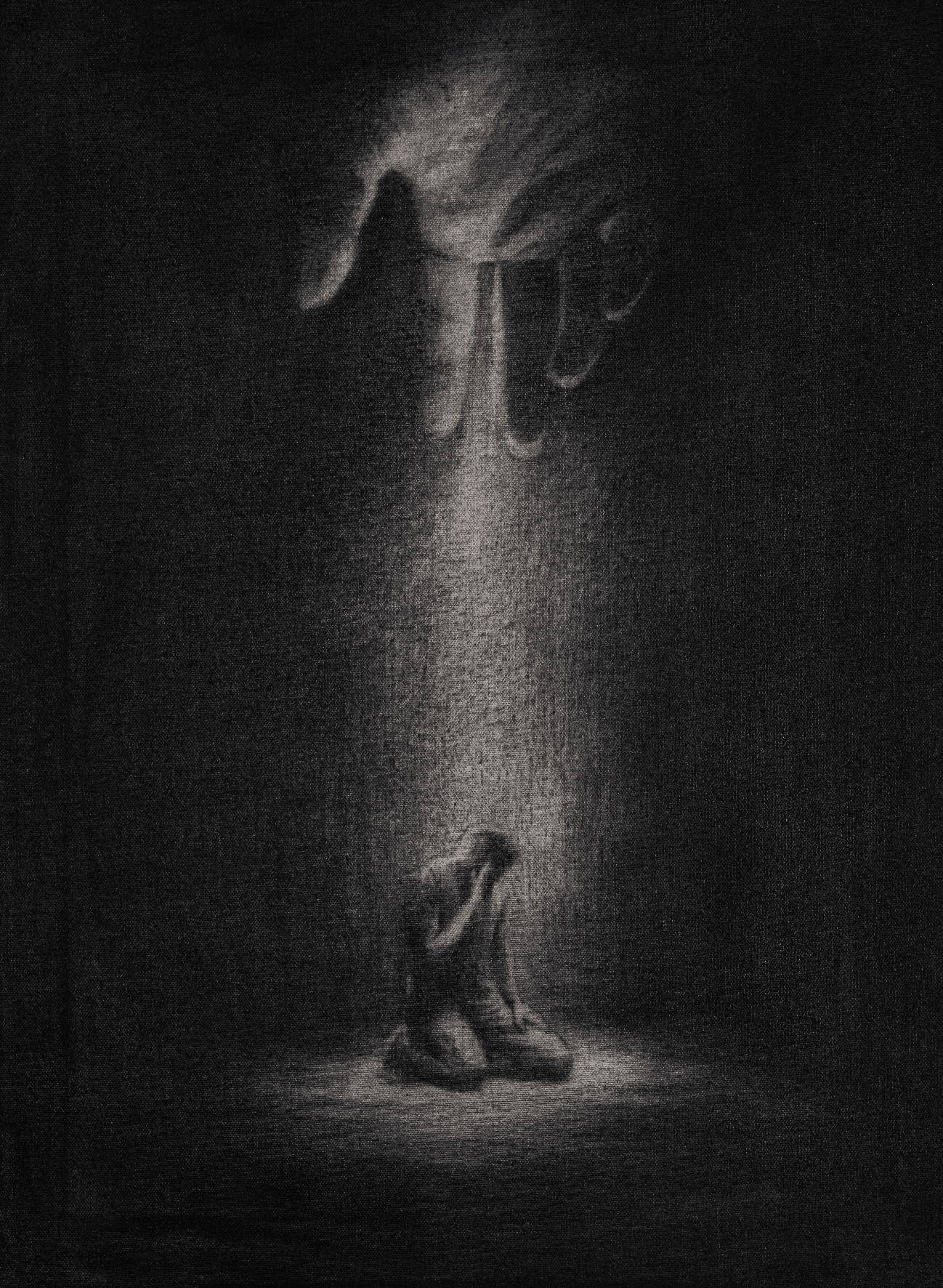 The End of My Wandering | Original Charcoal on Canvas - Mad Charcoal