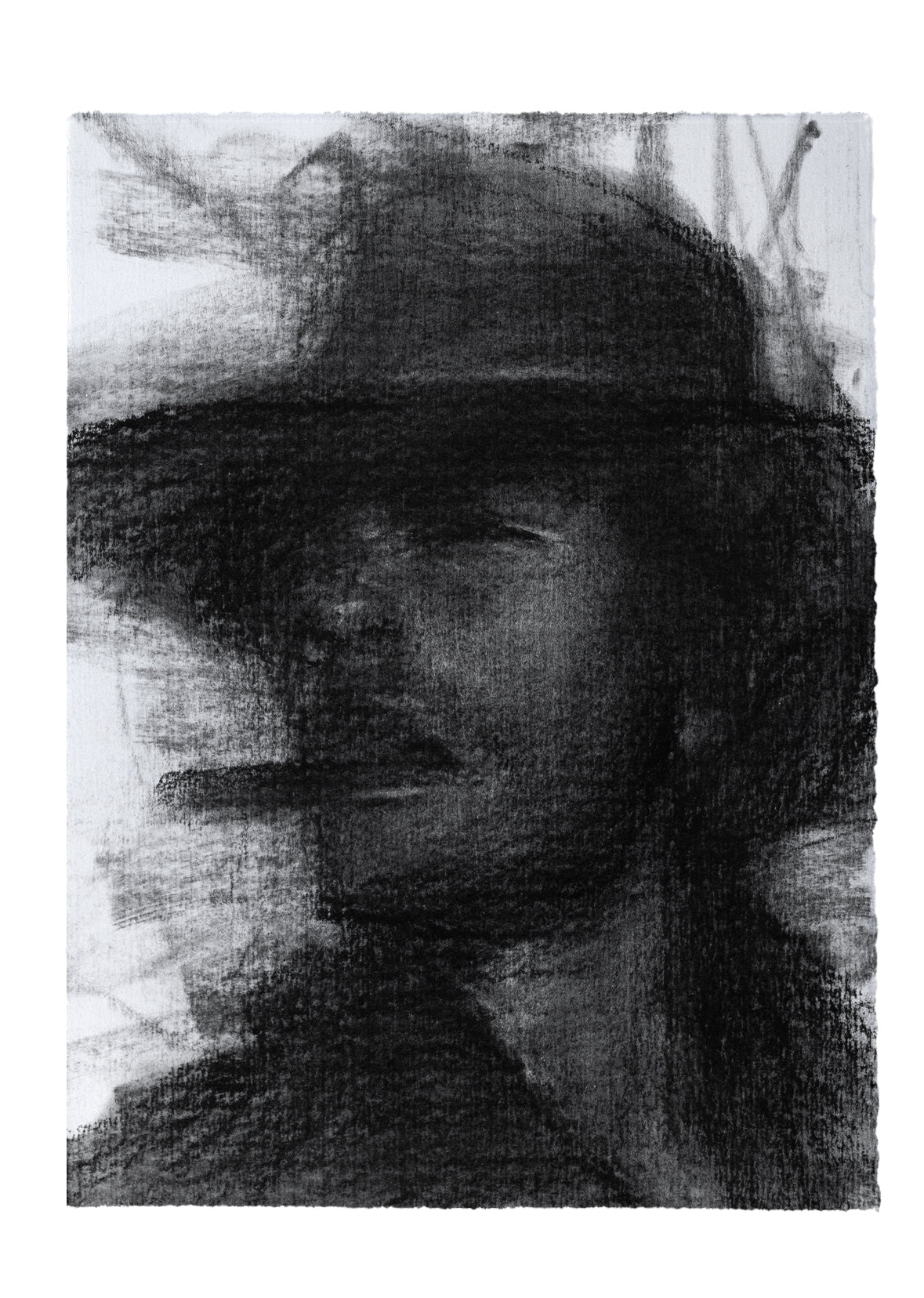 The Glare of the Horizon | Original Drawing - Mad Charcoal