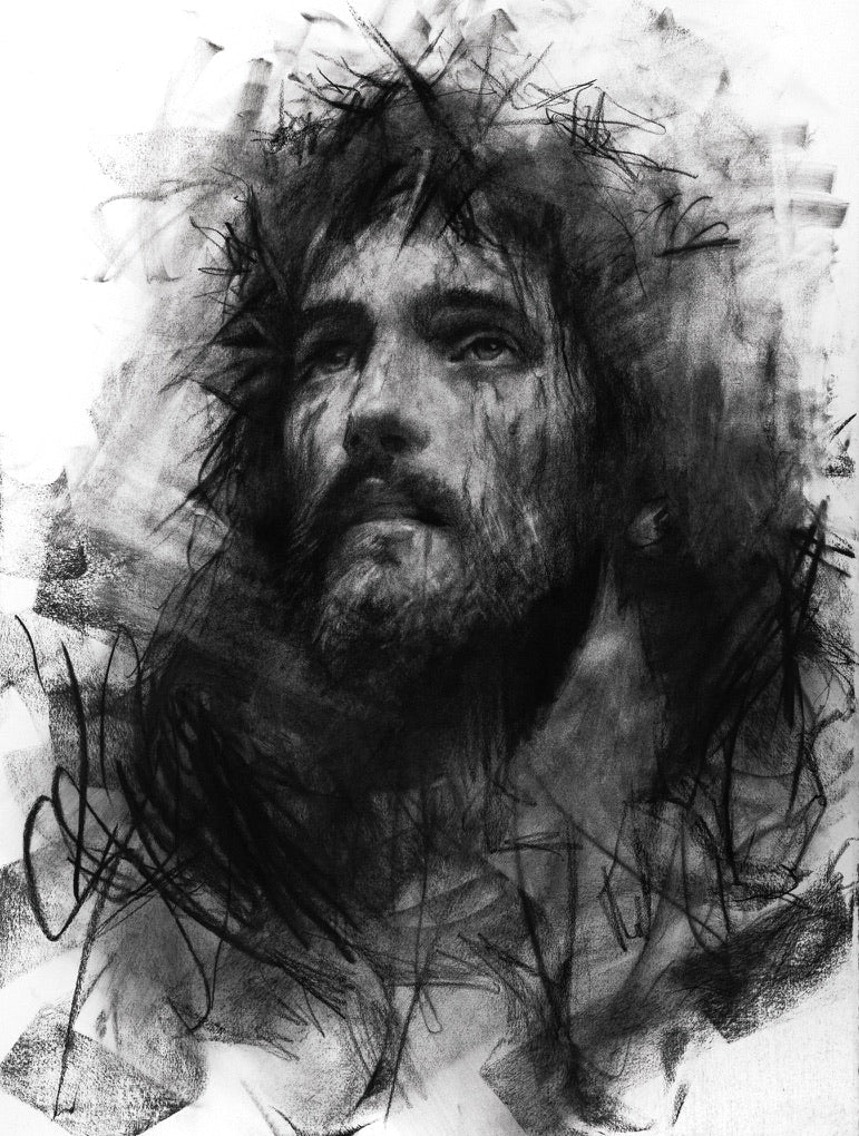 The Glory In The Darkness | Original Drawing - Mad Charcoal