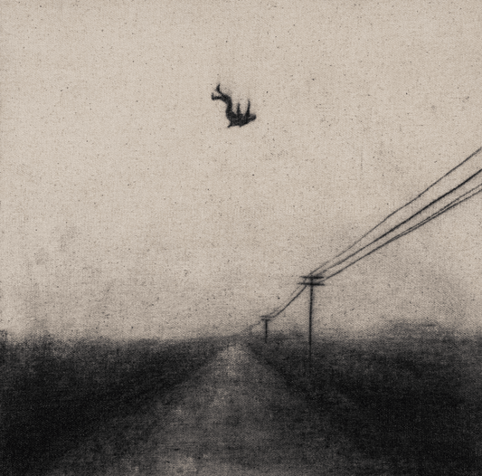 The Gravity of a Human Heart | Original Charcoal on Canvas - Mad Charcoal