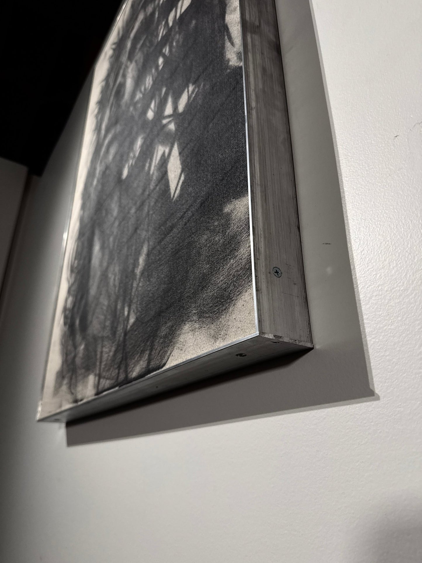 The Joy Set Before Him | Original Charcoal on Canvas - Mad Charcoal