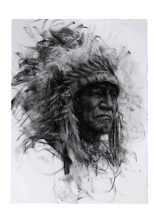 The Long Absence | Original Drawing - Mad Charcoal