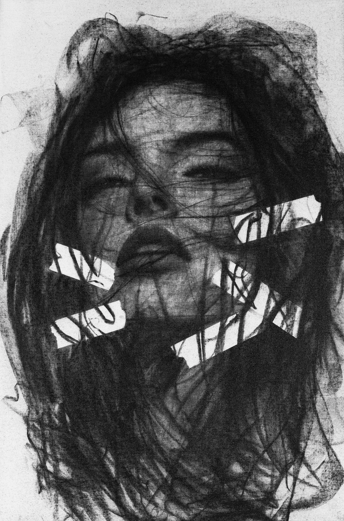 The Part of Me That Never Returned | Original Charcoal on Canvas - Mad Charcoal