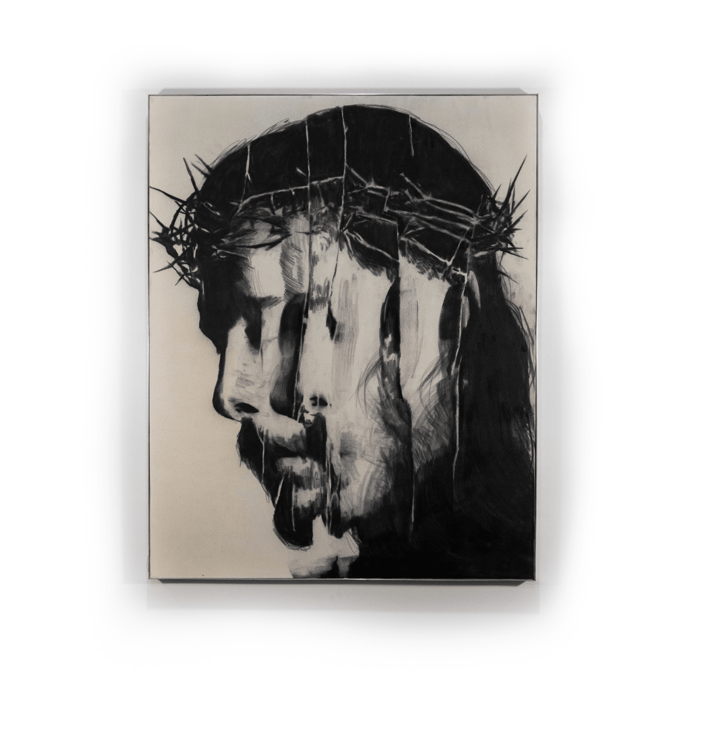 The Revelation of Christ | Original Charcoal on Canvas - Mad Charcoal