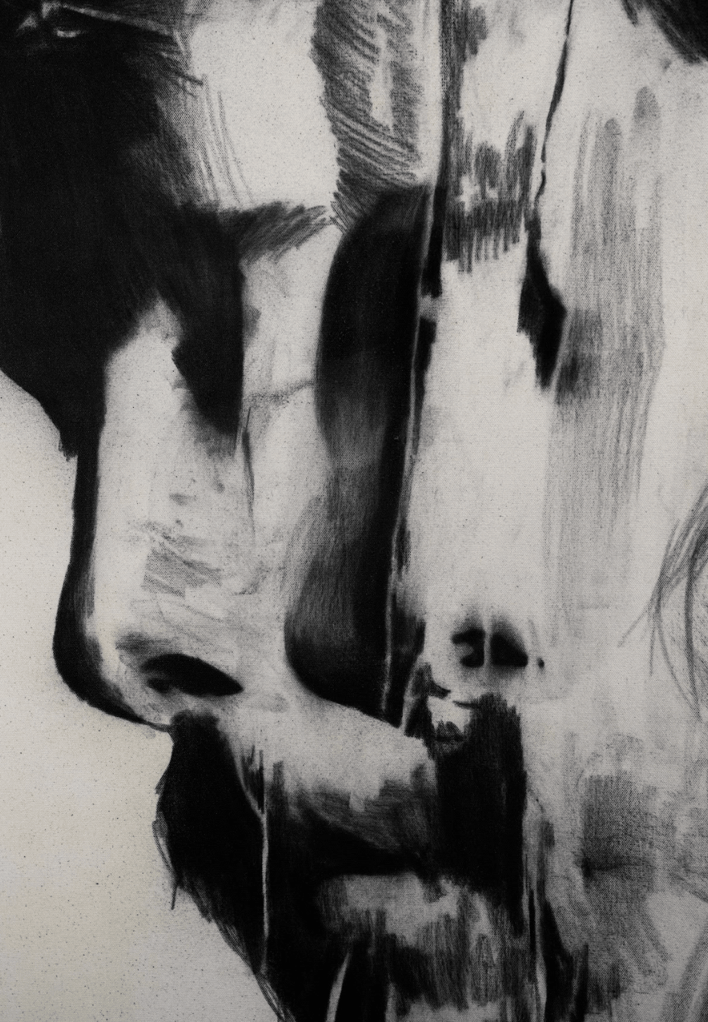 The Revelation of Christ | Original Charcoal on Canvas - Mad Charcoal