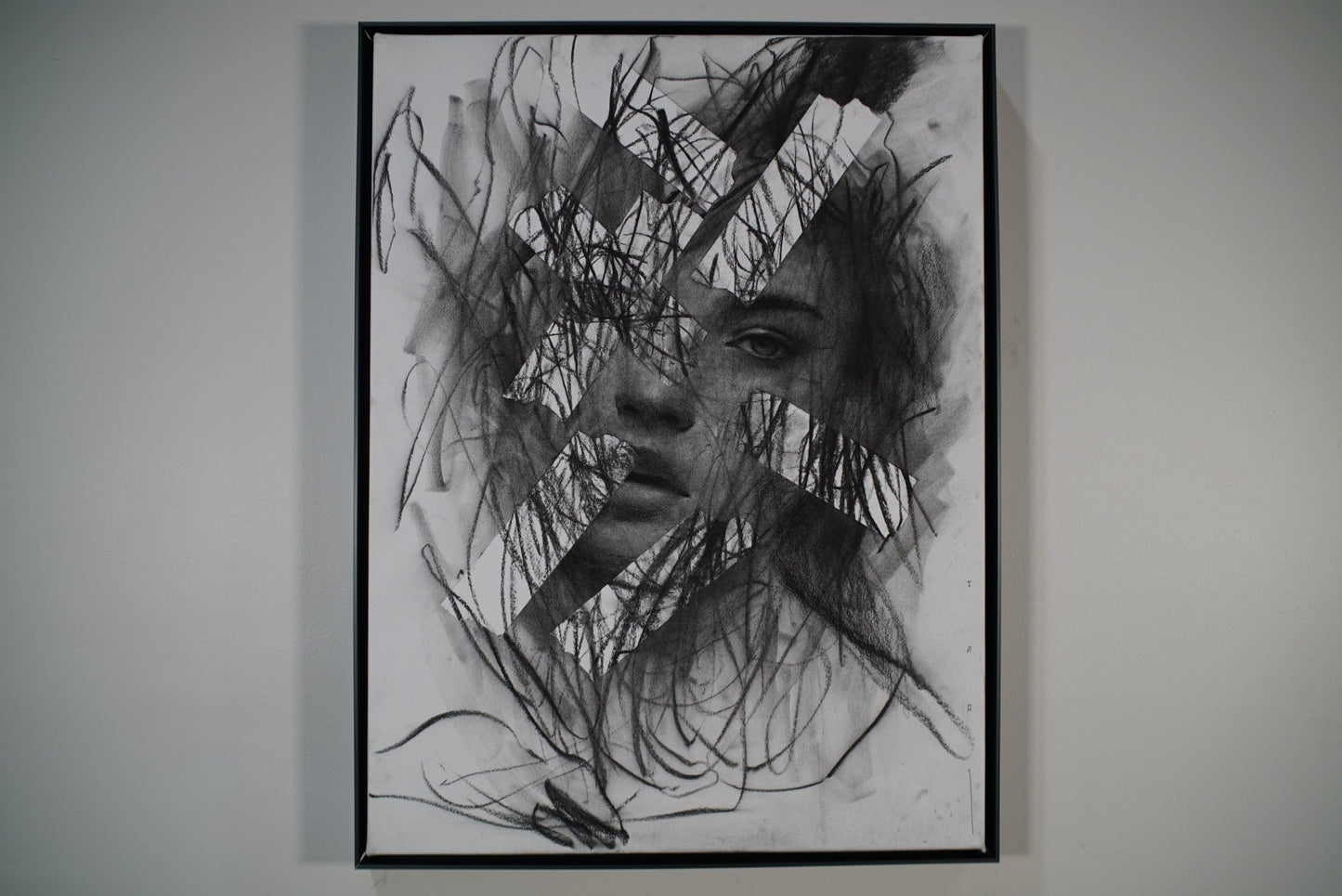 The Space You Left | Original Drawing - Mad Charcoal