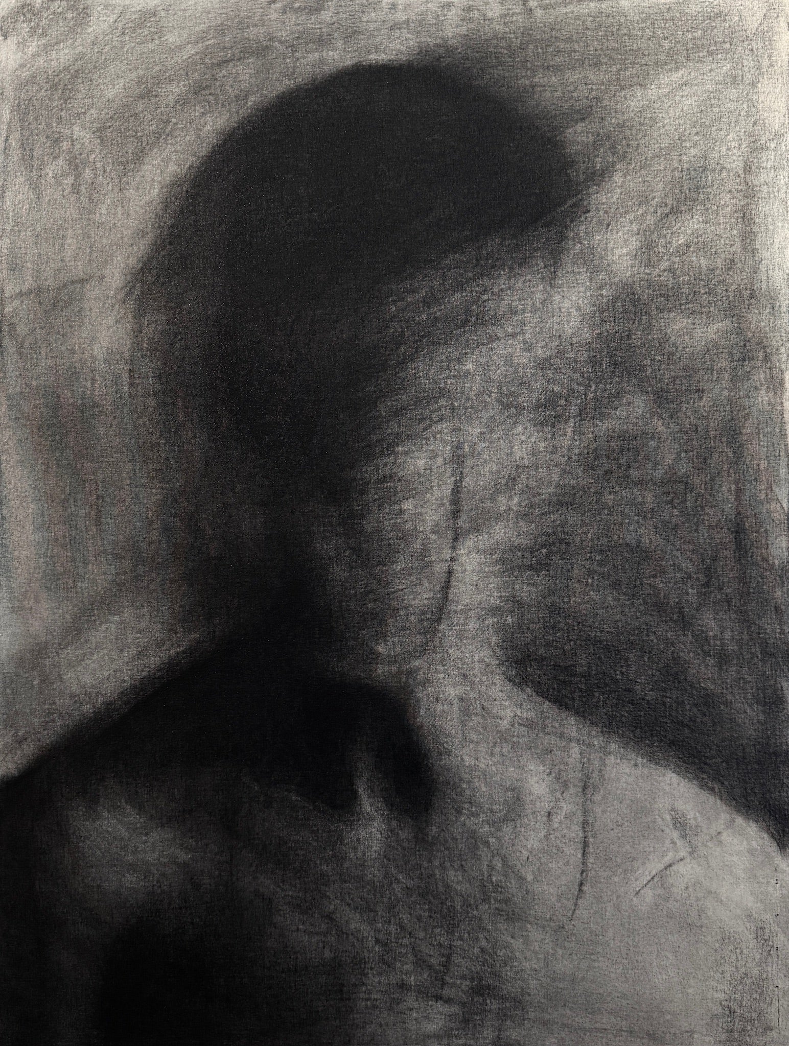 The Unspoken | Original Drawing - Mad Charcoal