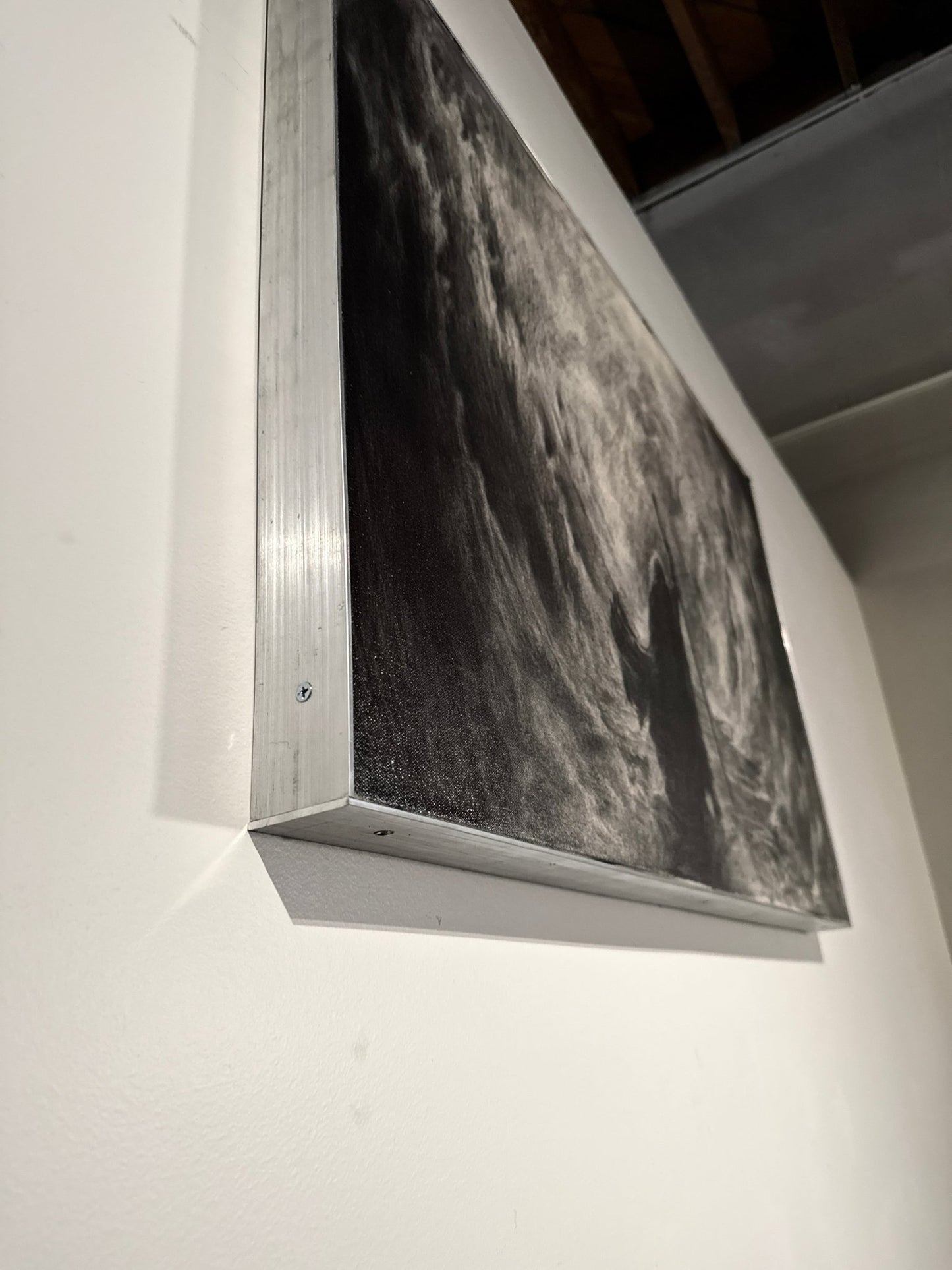 The Way that Was Not There | Original Charcoal on Canvas - Mad Charcoal