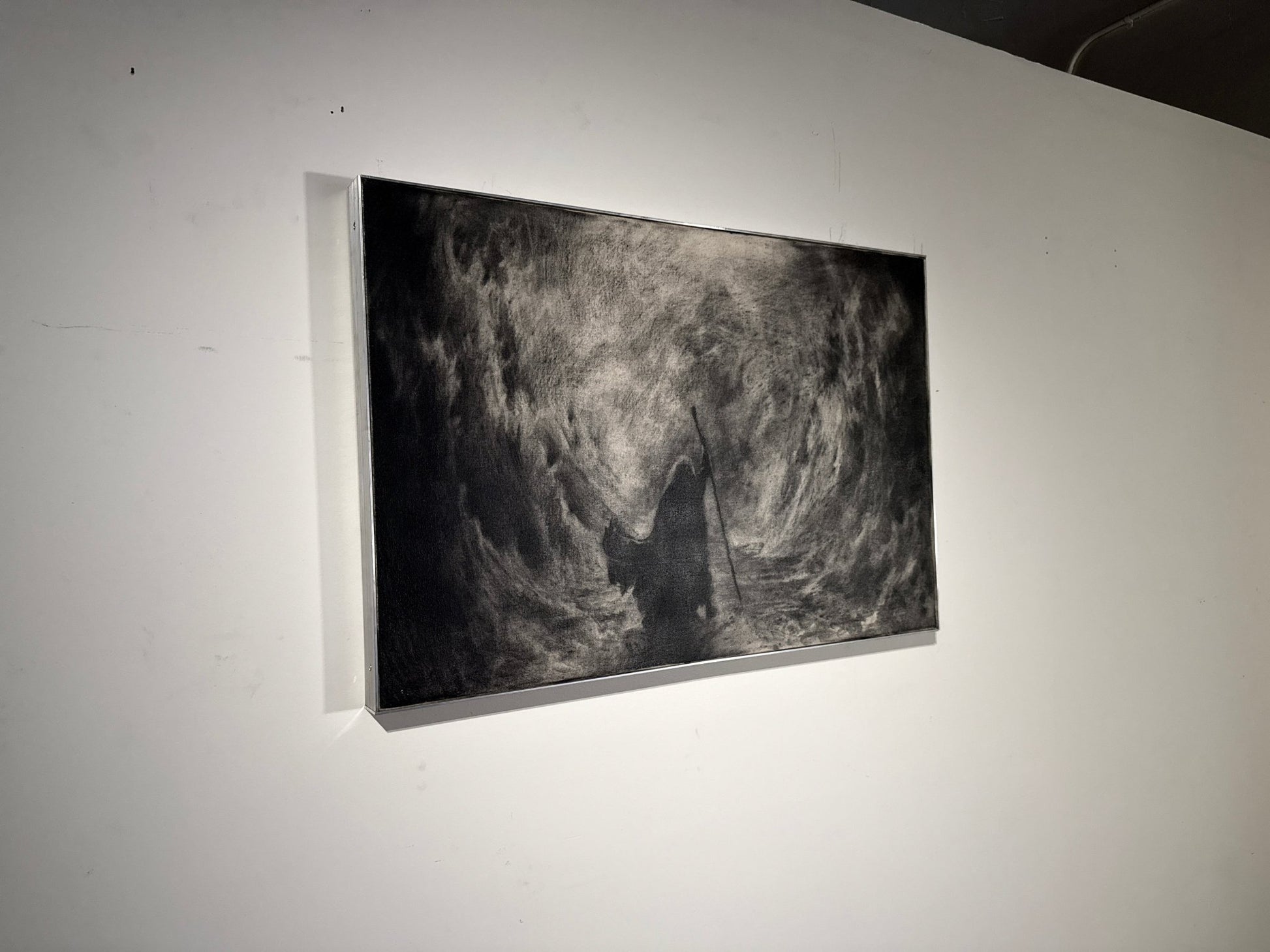The Way that Was Not There | Original Charcoal on Canvas - Mad Charcoal