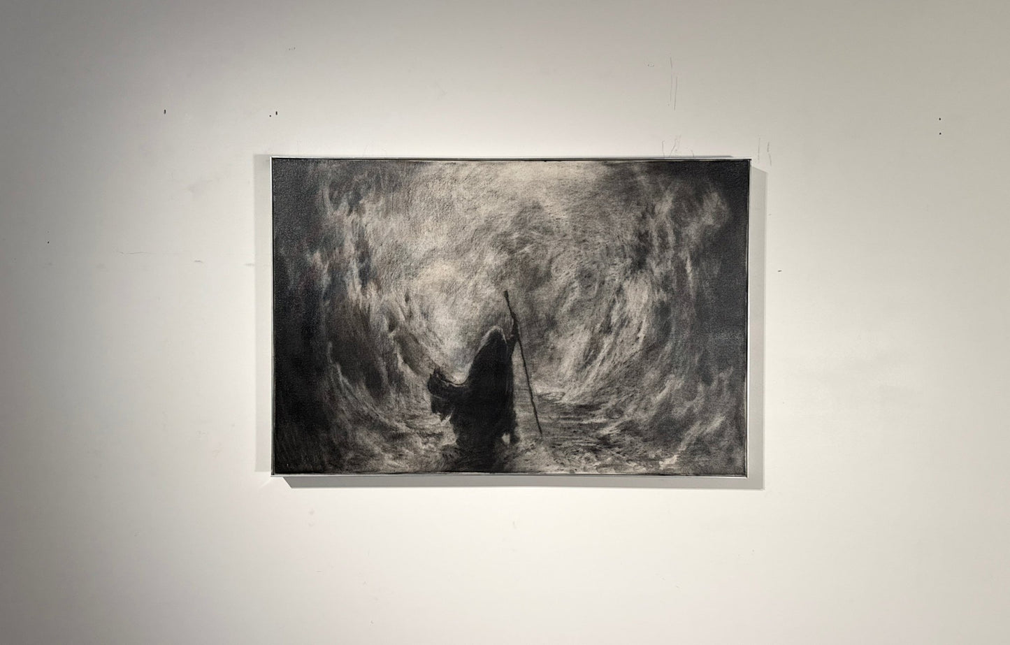 The Way that Was Not There | Original Charcoal on Canvas - Mad Charcoal