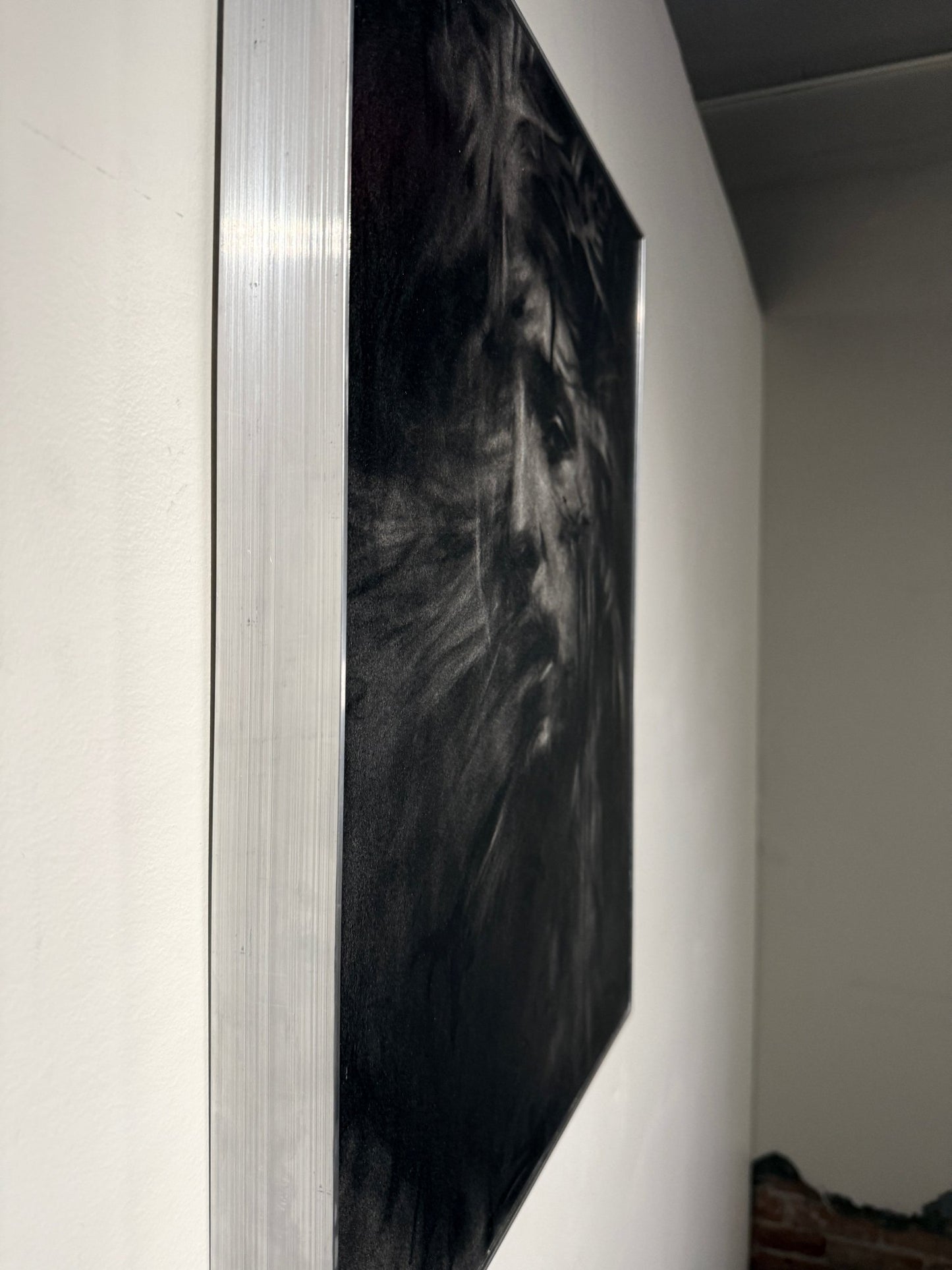 The Word Entered Our Dust | Original Charcoal on Canvas - Mad Charcoal