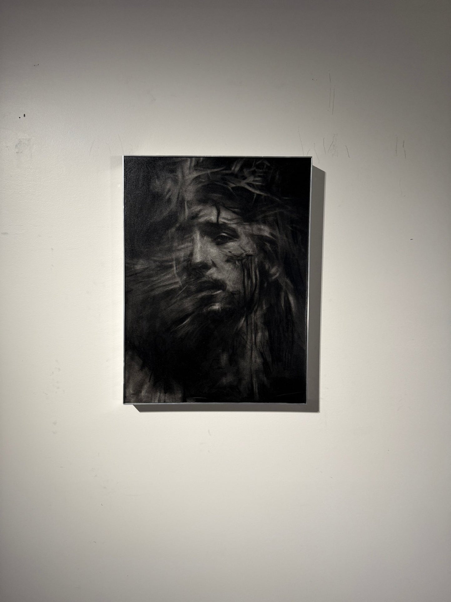 The Word Entered Our Dust | Original Charcoal on Canvas - Mad Charcoal