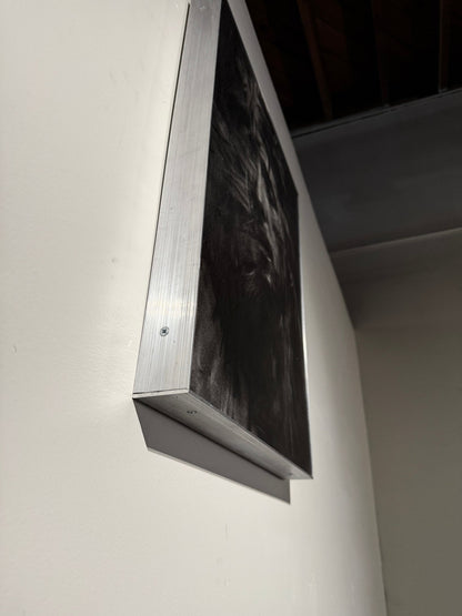 The Word Entered Our Dust | Original Charcoal on Canvas - Mad Charcoal
