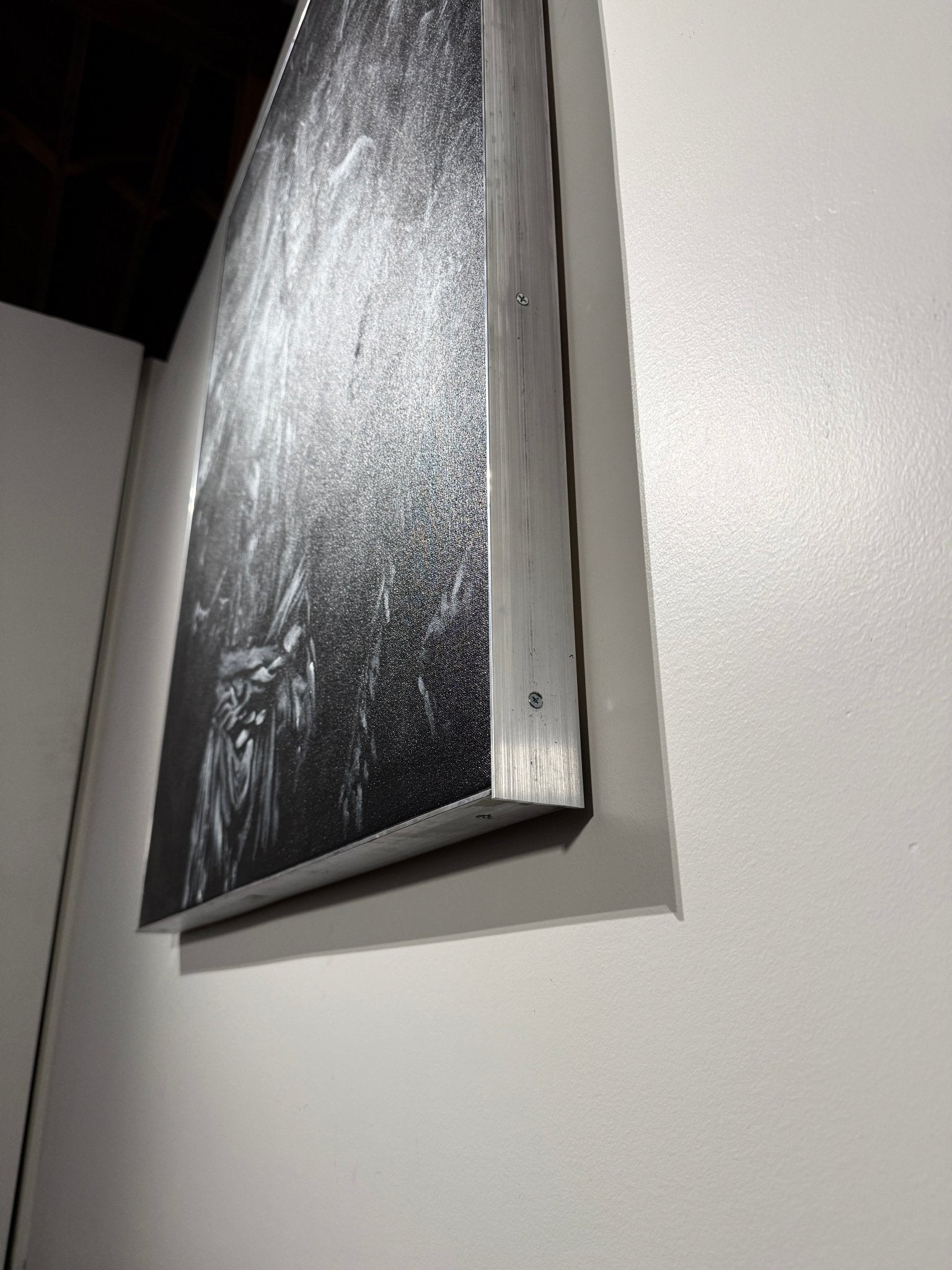 The Wounds He Chose | Original Charcoal on Canvas - Mad Charcoal