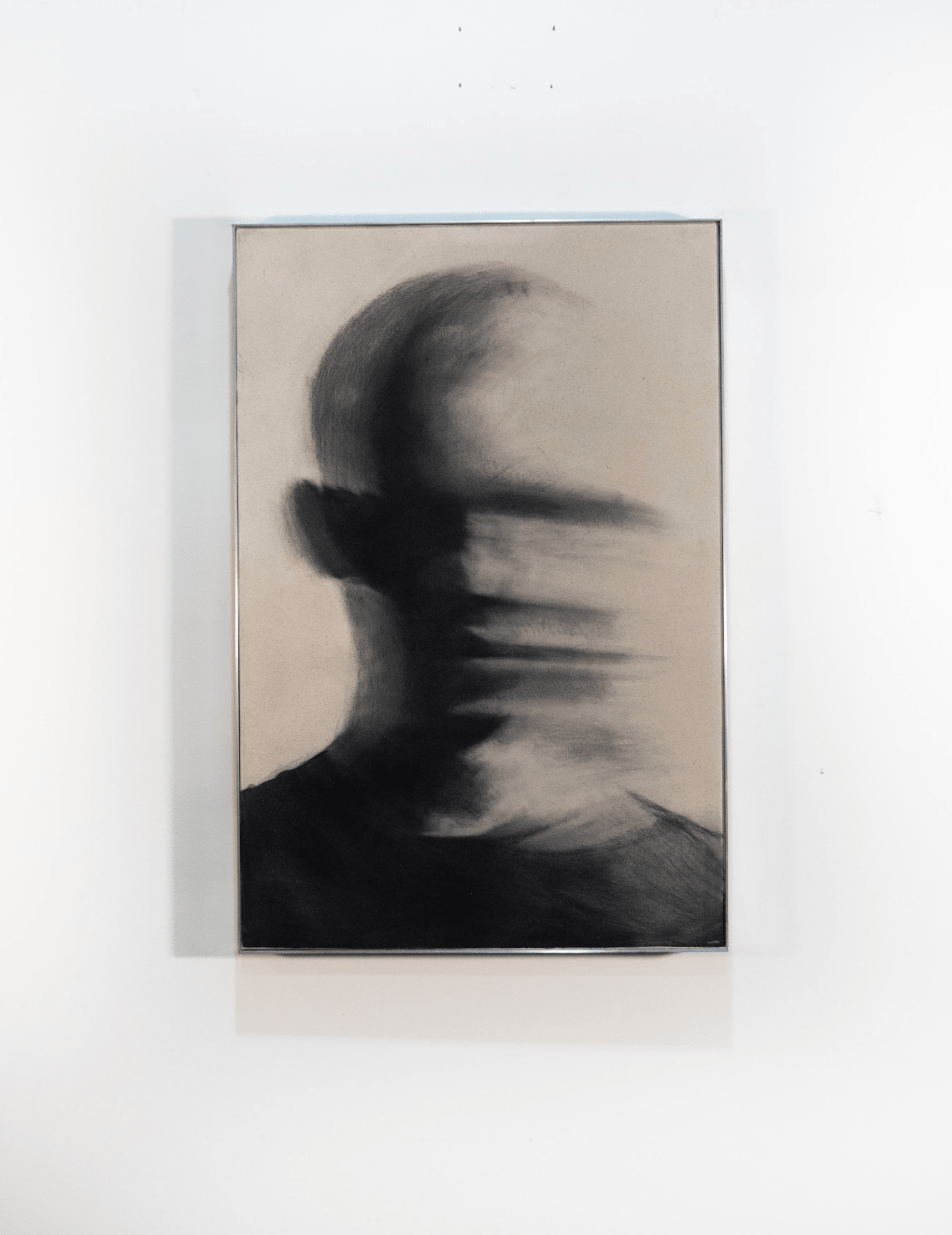 To Be Human | Original Charcoal on Canvas - Mad Charcoal