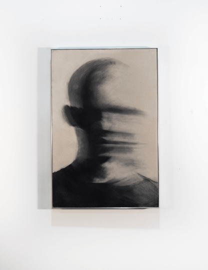 To Be Human | Original Charcoal on Canvas - Mad Charcoal