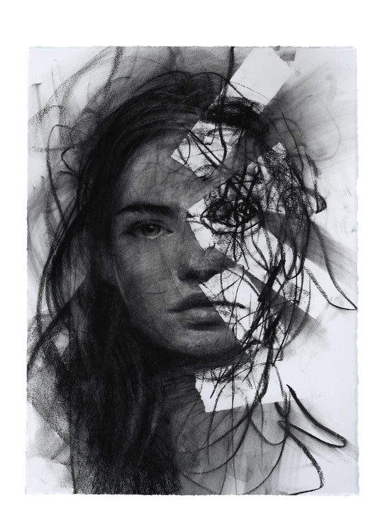 Too Many Reasons To Leave | Original Drawing - Mad Charcoal
